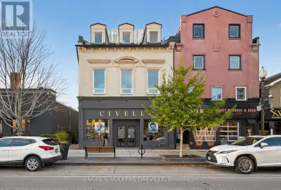 Prime 931 sq.ft. top-floor office space available for lease in the heart of Downtown Oakville. Locat...