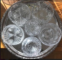 American Cut Glass Crystaln, Silver Plated Tray, MORE City of Toronto Toronto (GTA) Preview