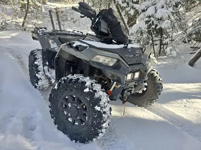 2019 POLARIS SPORTSMAN 850 H.O.-BLACK! in ATVs in Sudbury - Image 2
