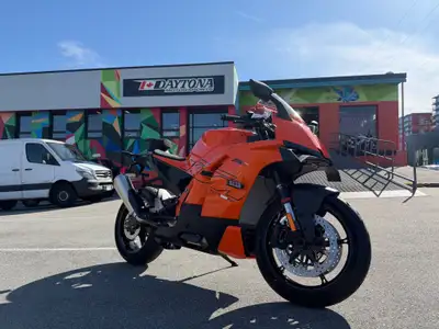 The brand new KTM RC 990 R, with limited quantity for 2026! Daytona is having a in-store special as...