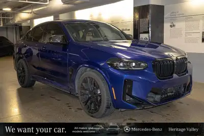 This BMW X4 M has a strong Twin Turbo Premium Unleaded I-6 3.0 L/183 engine powering this Automatic...
