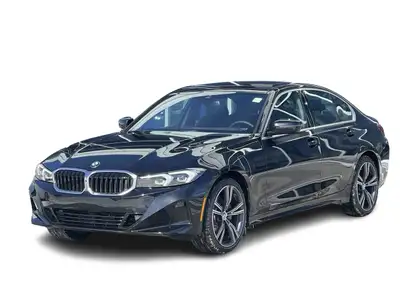 2023 BMW 3 Series 330i xDrive 2.0L 4-Cylinder 4D Sedan AWD 8-Speed Automatic Black Sapphire Metallic...