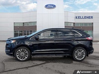 Experience effortless journeys in this sleek Black 2021 Ford Edge Titanium AWD. With just 40,149 kil... (image 1)