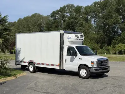 2019 Ford Econoline E-450 16 Foot Reefer Zanotti FZ-248/2 S# 19391770 3 Partitions AM/FM Radio AC/He...