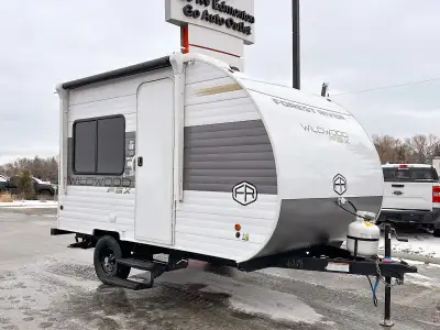 The 2026 Wildwood 135 ICE by Forest River is a compact, lightweight travel trailer designed for thos...