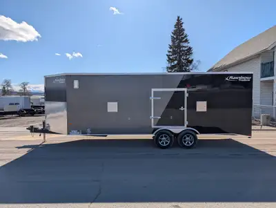 2026 RAINBOW EXCURSION TOY HAULER 8.5' x 22' (+4.5' V-Nose) 5200lb TORFLEX AXLES (9900lb GVW) ALUMIN...
