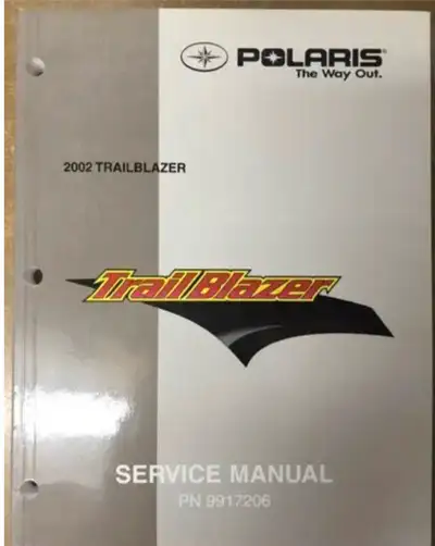 O. POLARIS SHOP MANUAL 9917206 2002 TRAIL BLAZER, View more