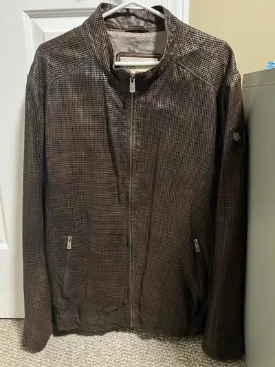 New Men's Designer Brown Lamb kin Jacket \, View more