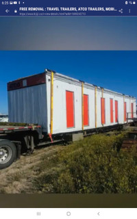FREE REMOVAL:  MOBILE HOMES,  ATCO TRAILERS,  RVS,  MOTORHOMES !