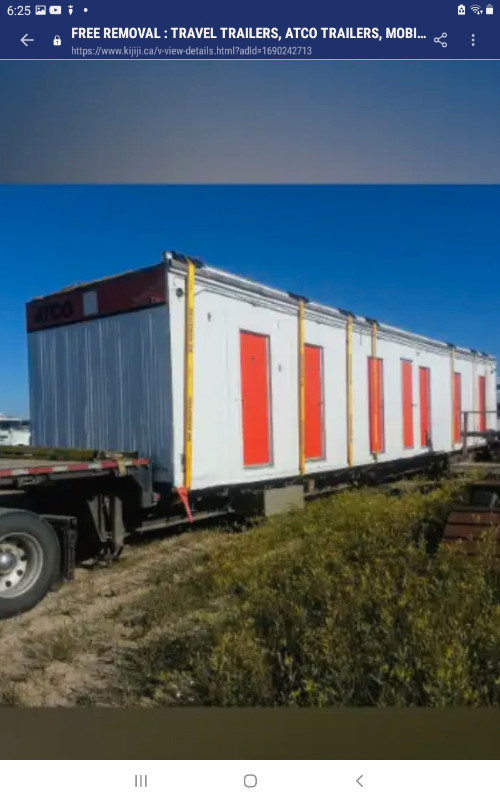 FREE REMOVAL:  MOBILE HOMES,  ATCO TRAILERS,  RVS,  MOTORHOMES ! in Houses for Sale in Red Deer