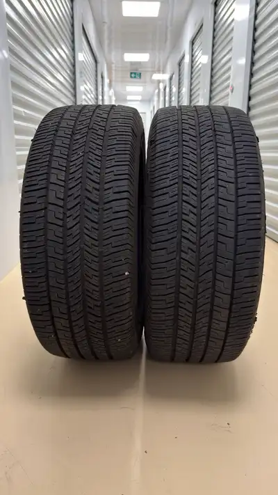 2 Tires Size: 245/55 R18 All-season Tires Goodyear Eagle Price: $150 for all Clean and ready to inst...