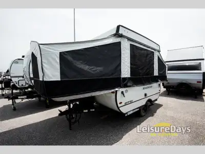 Forest River Rockwood OTG folding pop-up camper 16OTG highlights: Sleeps Five to Six 50in.in. X 80in...