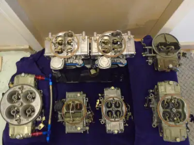 Trade in your old carb in any condition for a rebuilt or new Holley carb that comes with a one year...
