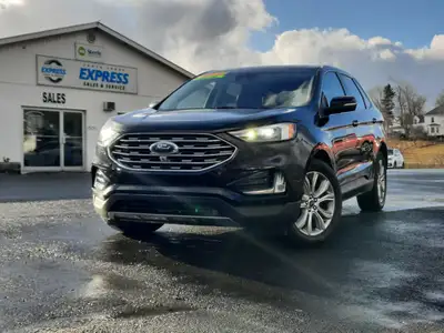 Recent Arrival! Black 2019 Ford Edge Titanium For Sale, Bridgewater AWD 8-Speed Automatic EcoBoost 2...