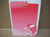 New Honda TRX 300 2x4 Owners manual # 31hm4630