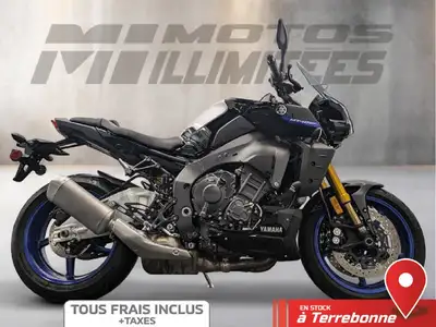 YAMAHA MT-10 SP ABS 2023 Gris et Noir 6782 km km au compteur. Motos Illimitées Terrebonne. Prix de v...