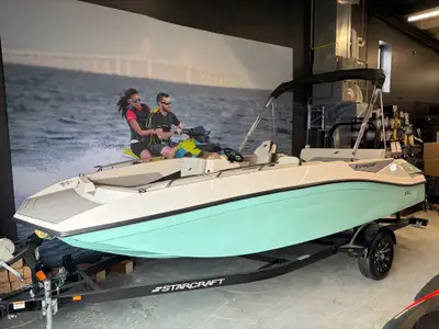 New model for 2026 - 2026 Starcraft SV 18 Deck Boat, Length 18'11", beam 95", Seating capacity 11, s...