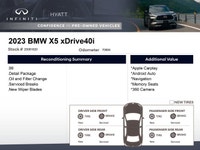 The 2023 BMW X5 xDrive40i features a 3.0L intercooled turbo gas/electric I-6 engine that offers a sm... (image 1)
