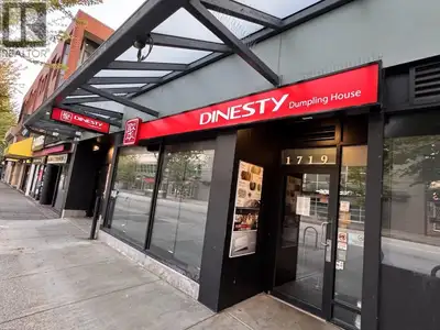 87 seat -- 2508 sq.ft full Kitchen Restaurant on Robson across Safeway (id:24493) MLS® #C8076281 The...