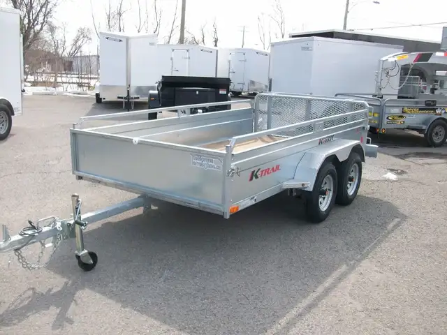 2025 K-Trail 66in. X 123in. 2 ESSIEUX PANEAU OUVRANTET RAMPE VTT in Cargo & Utility Trailers in Laval / North Shore - Image 14