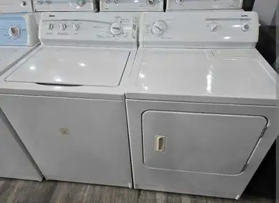 Kenmore 27" White Topload Washer & Electric Dryer Set, View more