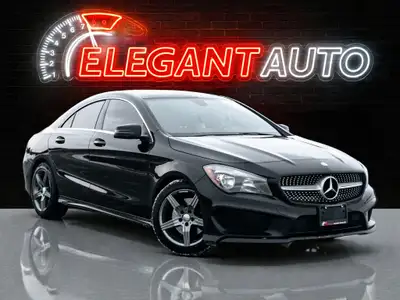 2014 Mercedes Benz CLA250 Black Exterior on Black Interior comes with Sunroof, Heated Seats, Cruise...