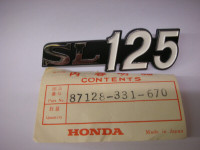 NOS OEM Honda side cover emblem 87128-331-670 SL125