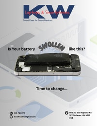 Swollen Battery Kitchener / Waterloo Kitchener Area Preview