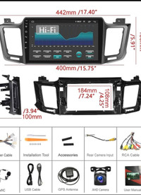 Android Car Stereo for Toyota RAV4 2013-2019 with Apple Carplay,