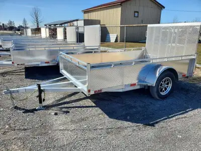 2026 All Aluminum 6'X12' Landscape Trailer All Aluminum Frame 1X 3500LBS drop axles Triple tube tong...