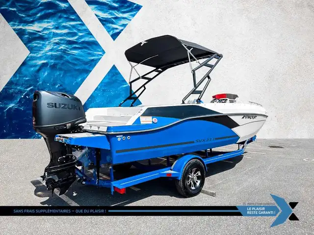 2023 STARCRAFT SVX 211 OB 140hp deck boat bateau Ponte in Powerboats & Motorboats in Laval / North Shore - Image 5