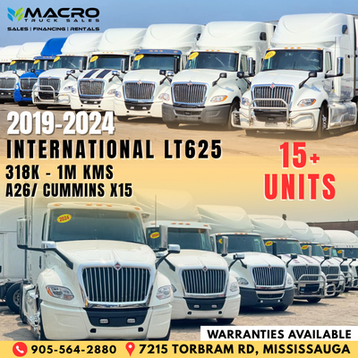 Welcome to Macro Truck Sales! 2019-2024 International LT625 **Package Deals Available** 318K Kms - 1...