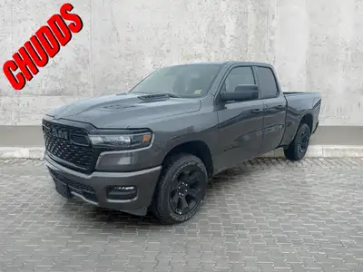 Meet the brand new 2026 RAM 1500 Express at Chudds Chrysler in Gimli. This full-size truck pairs a c...