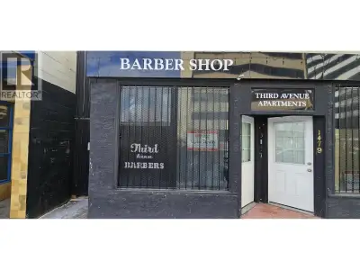 Furnished Barber shop or Hair Salon with 2 stations. Private bathroom. This shop located near other...