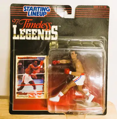 1997 Sugar Ray Leonard Legends Starting Lineup Action Figure, View more