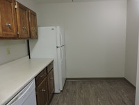 This one-bedroom apartment has a spacious living room/dining room,a full bathroom, and kitchen with... (image 5)
