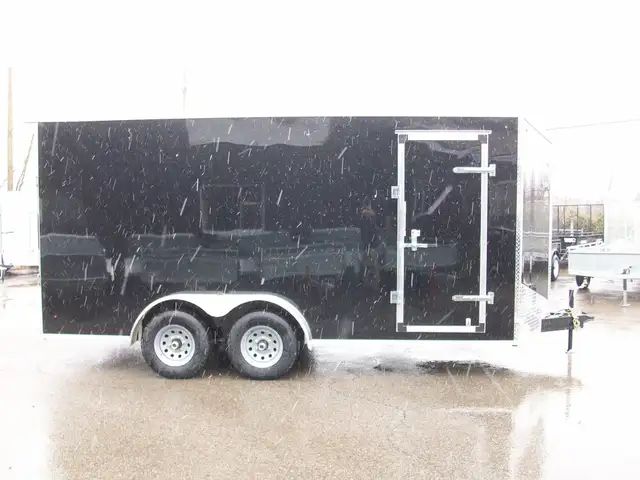 2025 Weberlane CARGO 8'.6in.X16' V-NOSE 2ESSIEUX 5200LB. 7.6HT C in Cargo & Utility Trailers in Laval / North Shore - Image 4