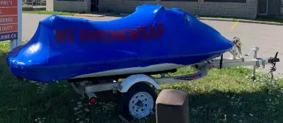 We offer shrinkwrap services for Personal Watercraft for a flat rate of $200 plus HST. We are only a...