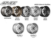 4163356214 Apex Wheels flow form ARC-8 EC-7 FL-5 SM-10 @ Jspec Markham / York Region Toronto (GTA) Preview