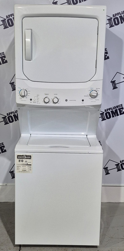 Used GE Laundry Center Washer & Dryer White GUD27ESMMWW 27″, View more