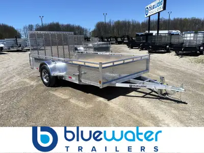 Canadian Mennonite Built Single Axle Aluminum Utility Trailer is $4,405.00 or $88.09/month! Ord: E18...