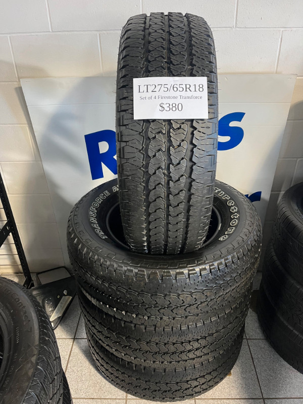LT275/65R18 Set of 4  Firestone Transforce AT2 in Tires & Rims in New Glasgow