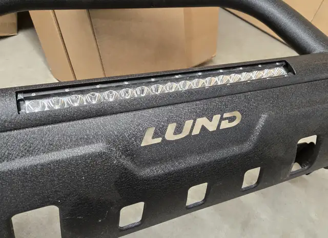 New Lund Push Bar with Light Bar & Wiring for Nissan Titan in Other Parts & Accessories in Yarmouth - Image 3