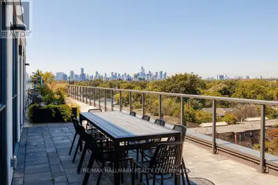 Customized for space and effect this 1+1 lives like a 2 with modified original floorplan. The entire...