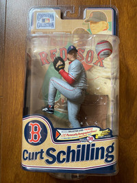 CURT SHILLING BASEBALL FIGURINE