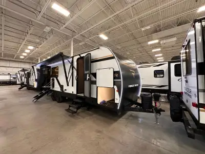 The 2026 Tracer 275BH is a spacious travel trailer built for families, featuring a bunkhouse layout...
