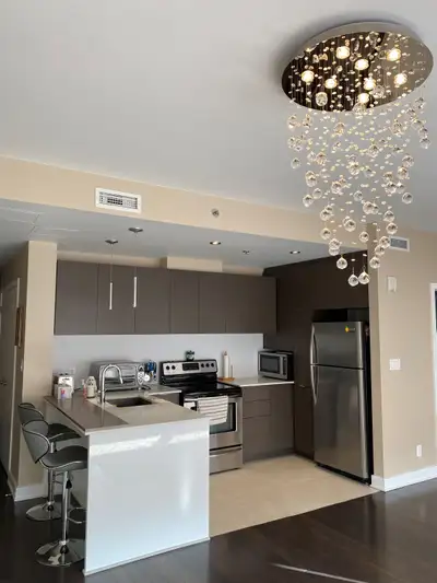 Modern 1-Bedroom in Secured Building | Pool, Gym, Sauna & Underground Parking Included | $1,800 Live...