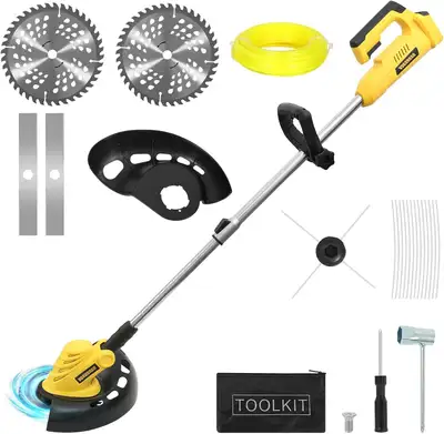 Cordless 3-in-1 string trimmer, edger, brush cutter (new with box) Paid $150. No longer needed. Cord...