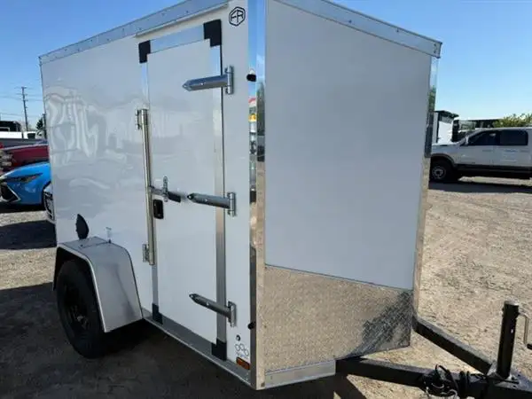 FOREST RIVER ULAFT 5X8 SINGLE AXLE RAMP DOOR in Cargo & Utility Trailers in Oshawa / Durham Region - Image 7