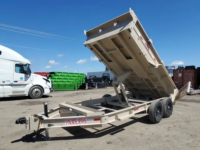 2026 FACTORY OUTLET TRAILERS 7X14ft HD Dump Trailer in Cargo & Utility Trailers in Calgary - Image 5